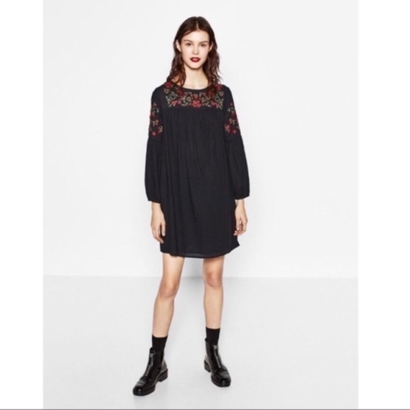Zara Dresses & Skirts - Zara Embroidered Dress